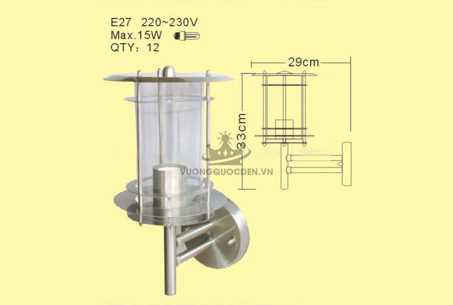 Đèn tường không gian nhà ROL268-1